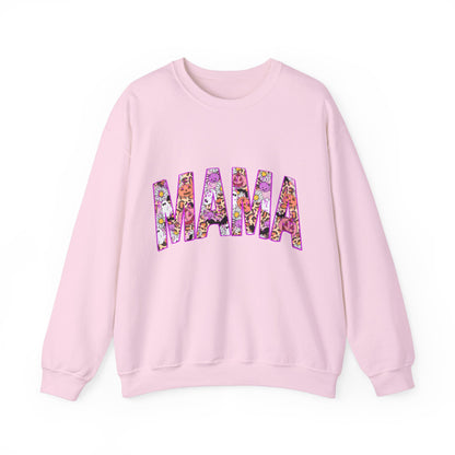 Retro Halloween Mama Sweatshirt Halloween Mom Sweater Cute Mama Ghost Crewneck Spooky Mama Sweat Groovy Hippie Mom Fall Mama Trendy Mother