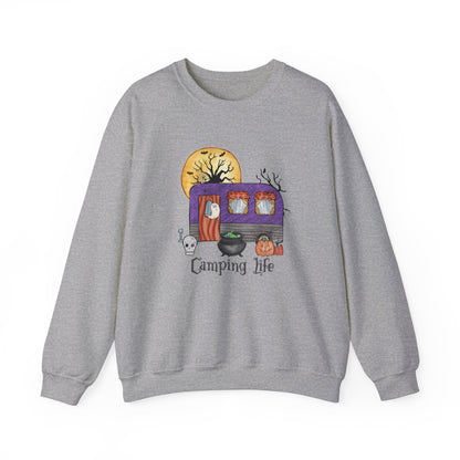 Halloween Camping Sweatshirt Camping Life Halloween Sweater Halloween Campground Sweat Spooky Camping Crewneck Spooky Season Camp Life Gift