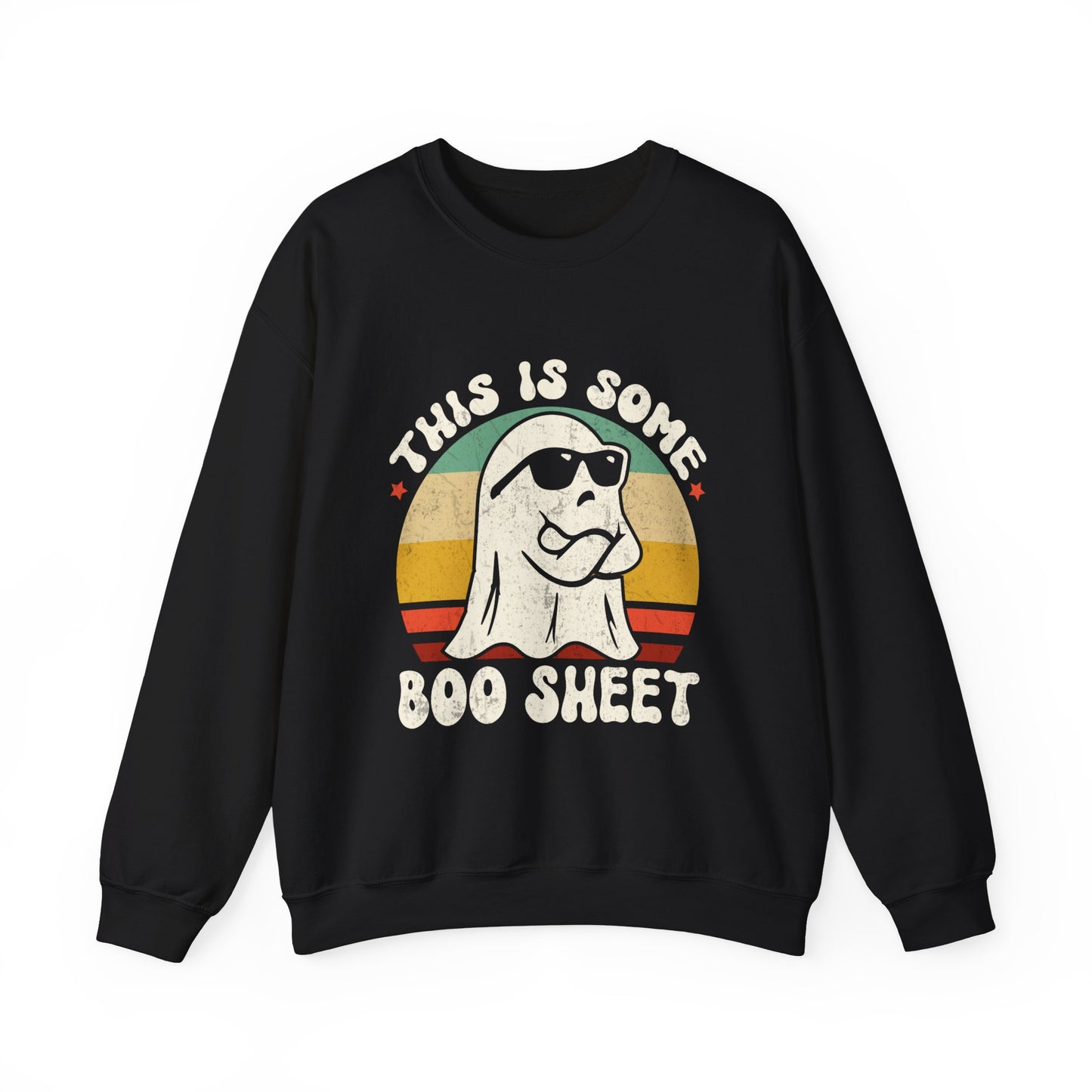 This Is Boo Sheet Sweatshirt Funny Halloween Sweater Retro Halloween Sweatshirt Spooky Season Sweat Halloween Vintage Crewneck Boo Sheet Tee