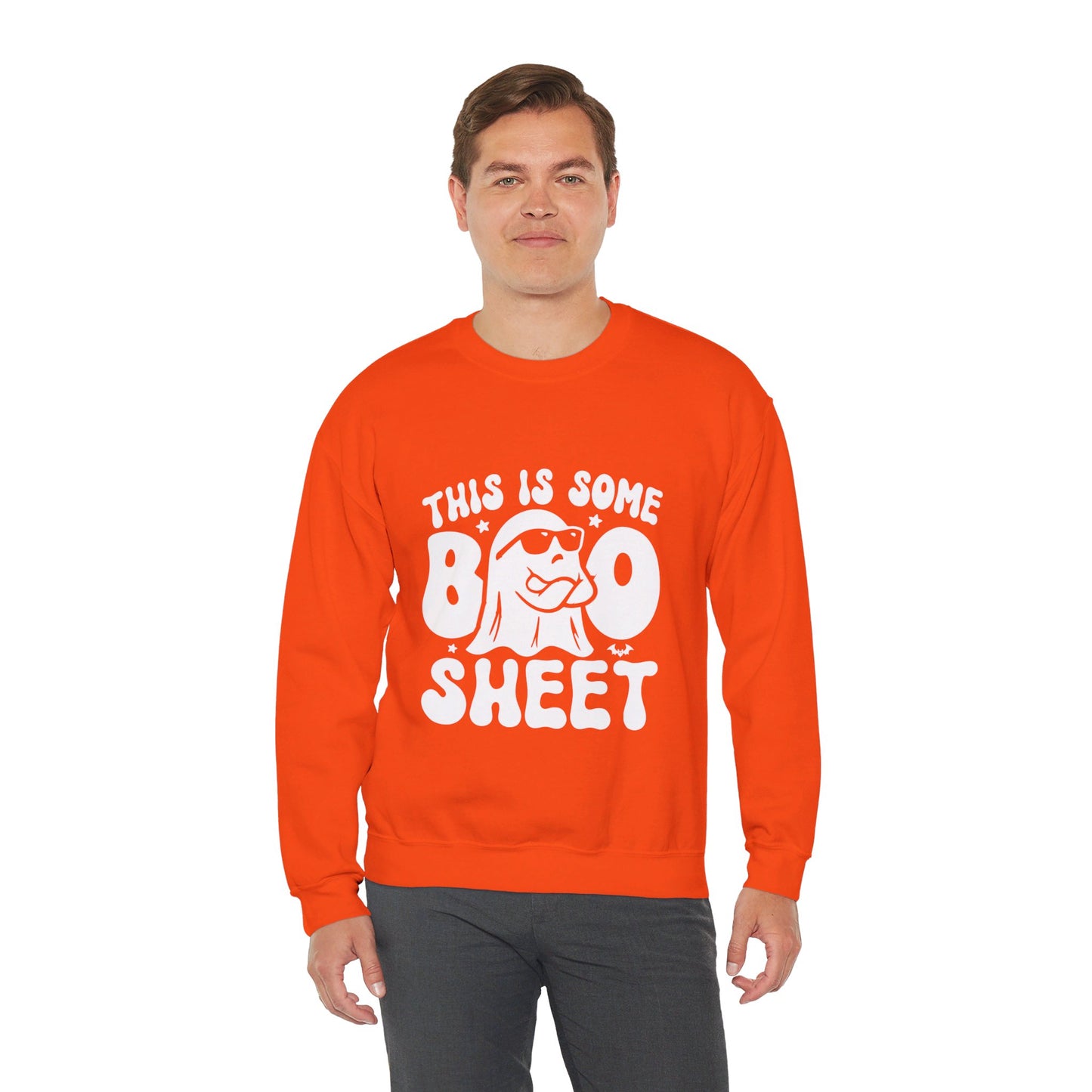 Spooky Halloween Sweatshirt This is Some Boo Sheet Sweater Funny Halloween Ghost Sweatshirt Funny Boo Sheet Sweater Spooky Season Sweatshirt