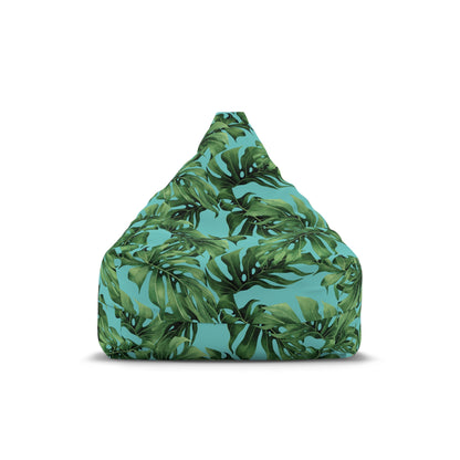 Tropical Leaves Bean Bag Chair Cover Nature Home Decor Plant Mom Aesthetic Gift New Holiday Home Gift Botanical Outdoor Patio Porch Beanbag