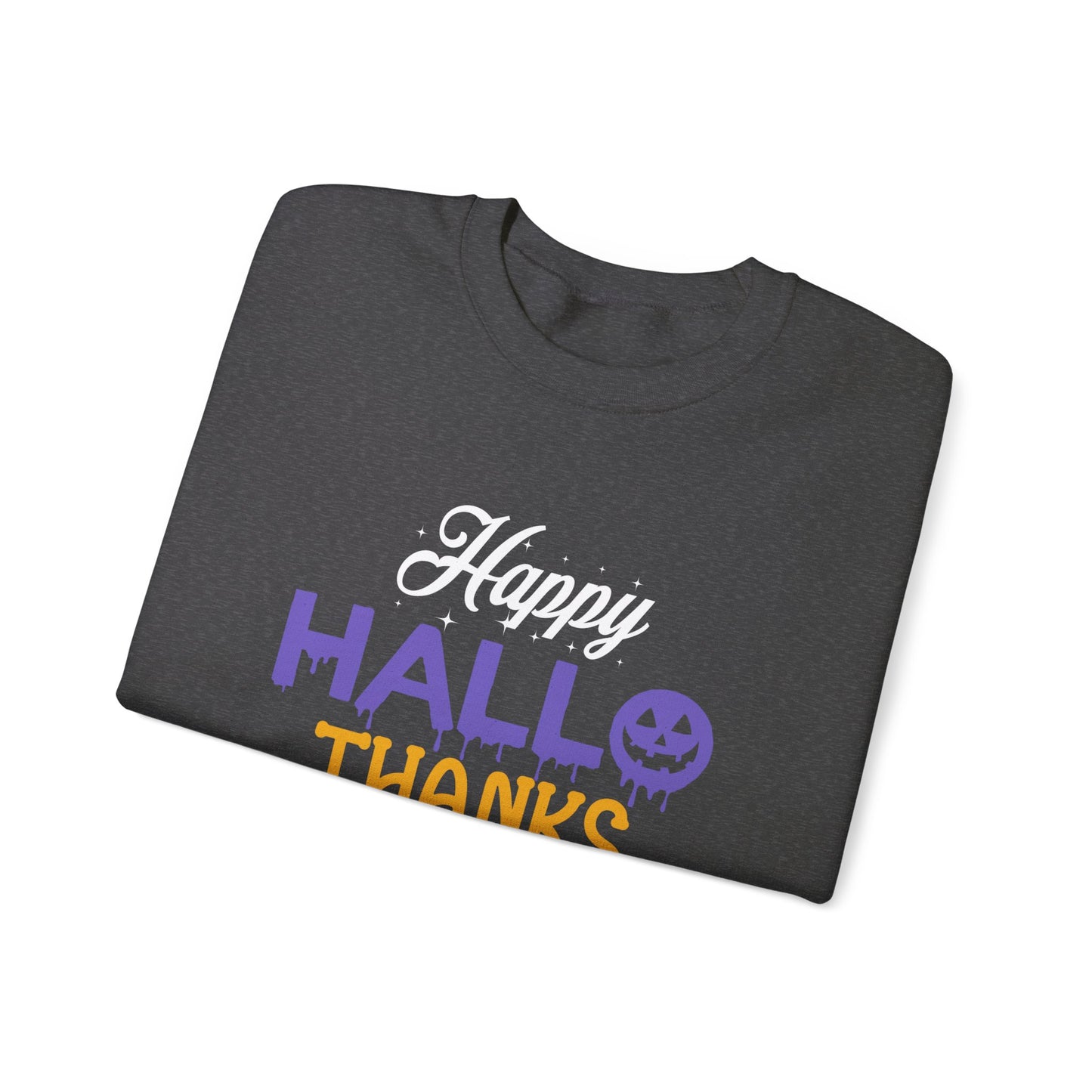 Happy Hallothanksmas Sweatshirt Halloween Sweater Holiday Season Sweatshirt Thanksgiving Apparel Christmas Outfit Autumn Fall Sweatshirt