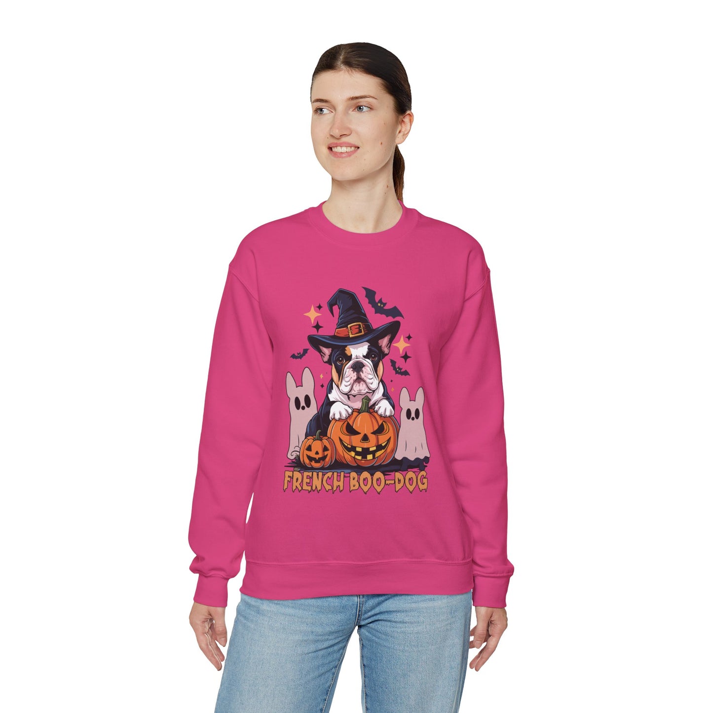 French Boo-Dog Sweatshirt Funny Halloween French Bulldog Sweater Frenchie Lover Pullover Unisex Sweater French Bulldog Lover Gift Frenchie