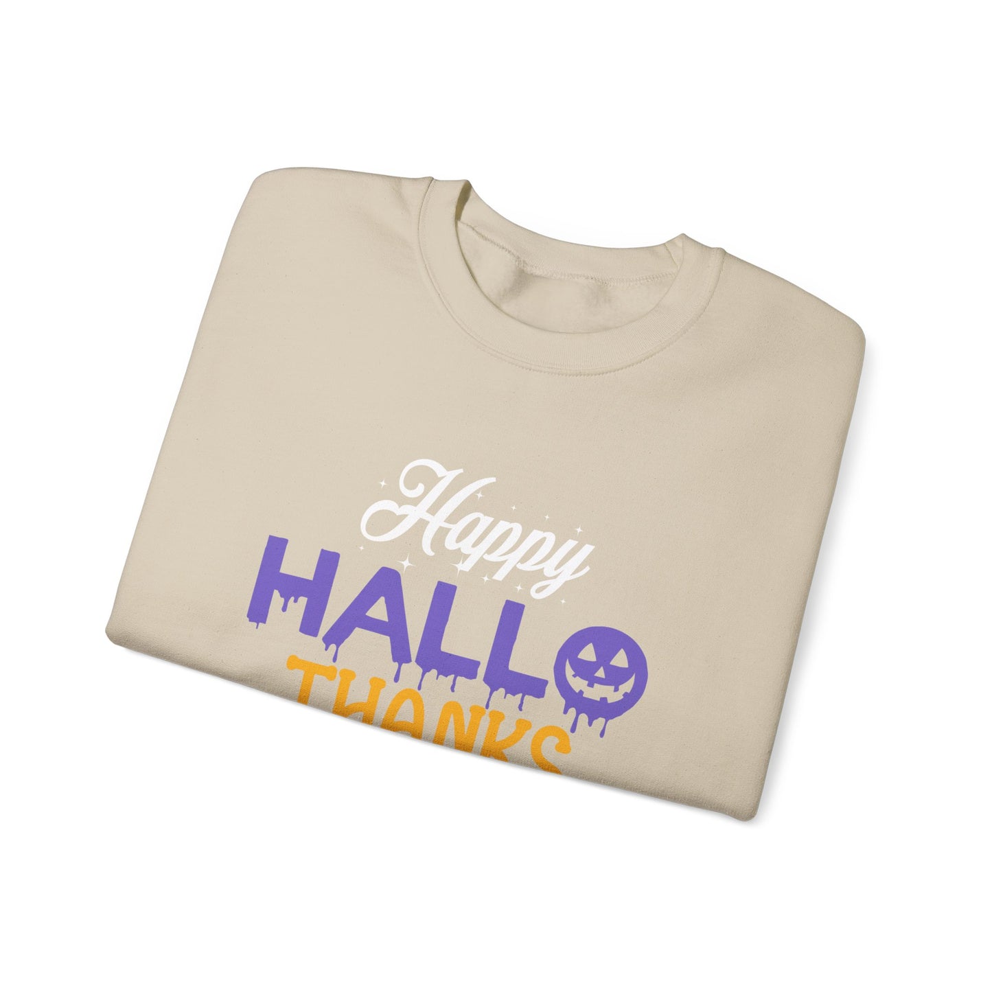 Happy Hallothanksmas Sweatshirt Halloween Sweater Holiday Season Sweatshirt Thanksgiving Apparel Christmas Outfit Autumn Fall Sweatshirt