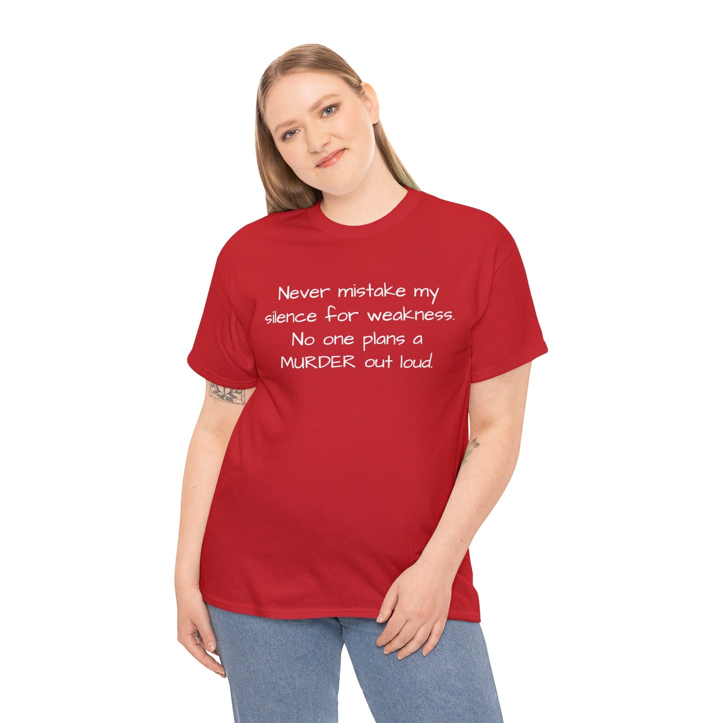 Funny Sarcastic Unisex Softsytle T-shirt, "Never mistake my silence..", Unique Him/Her Gift, Humour Novelty Gag Tee Present