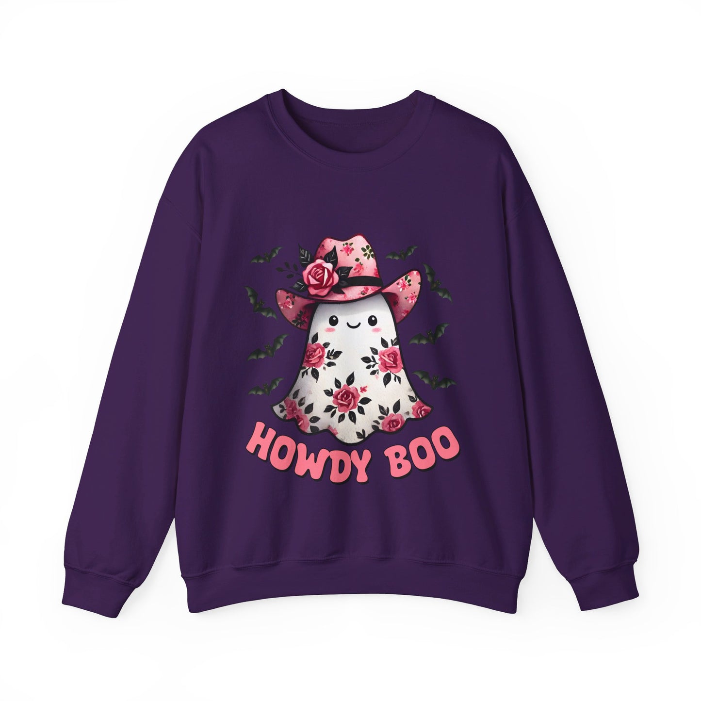 Howdy Boo Ghost Sweatshirt Western Halloween Sweater Pink Boojee Cowgirl Sweatshirt Cute Ghost Cowgirl Pullover Funny Cowgirl Boujee Gift