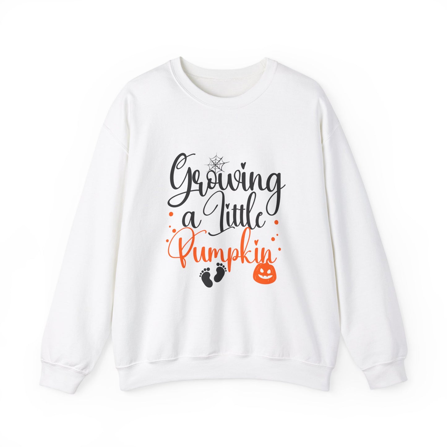 Growing a Little Pumpkin Sweatshirt Maternity Halloween Sweater Fall Pregnancy Reveal Sweater Cute Mom to Be Halloween Outfit Pregnancy Gift