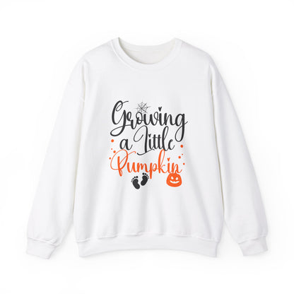 Growing a Little Pumpkin Sweatshirt Maternity Halloween Sweater Fall Pregnancy Reveal Sweater Cute Mom to Be Halloween Outfit Pregnancy Gift