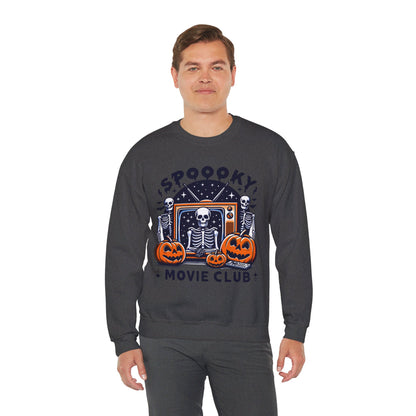 Spooky Movie Club Sweatshirt Spooky Season Sweater Horror Movie Addict Sweatshirt Halloween Sweater Horror Movie Fan Club Gift Scary Movie