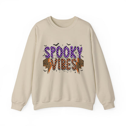 Spooky Vibes Sweatshirt Retro Halloween Sweater Halloween Vintage Sweatshirt Spooky Season Halloween Apparel Fall Crewneck Groovy Halloween