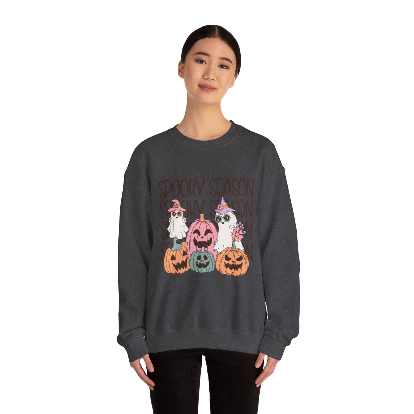 Spooky Season Sweatshirt Retro Spooky Sweater Spooky Halloween Sweatshirt Vintage Halloween Sweater Fall Vibes Apparel Cozy Season Crewneck