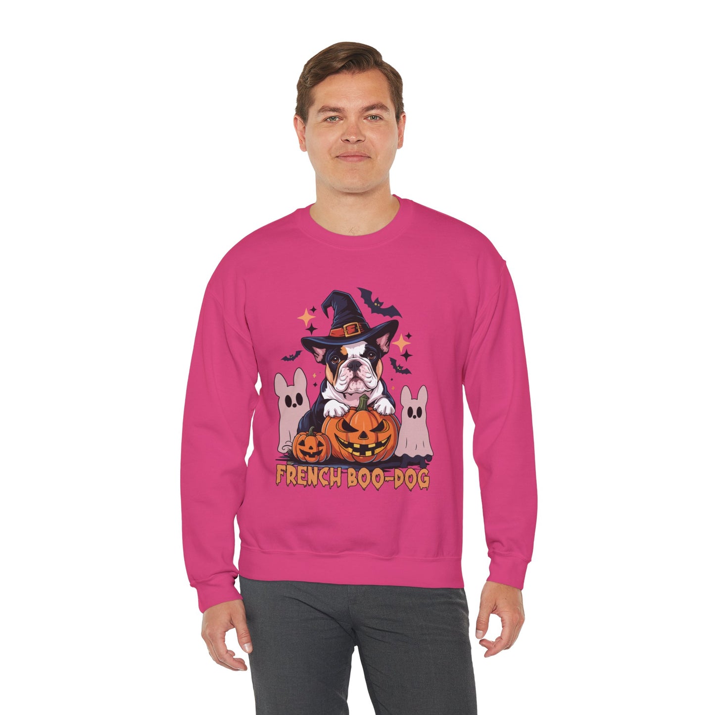 French Boo-Dog Sweatshirt Funny Halloween French Bulldog Sweater Frenchie Lover Pullover Unisex Sweater French Bulldog Lover Gift Frenchie