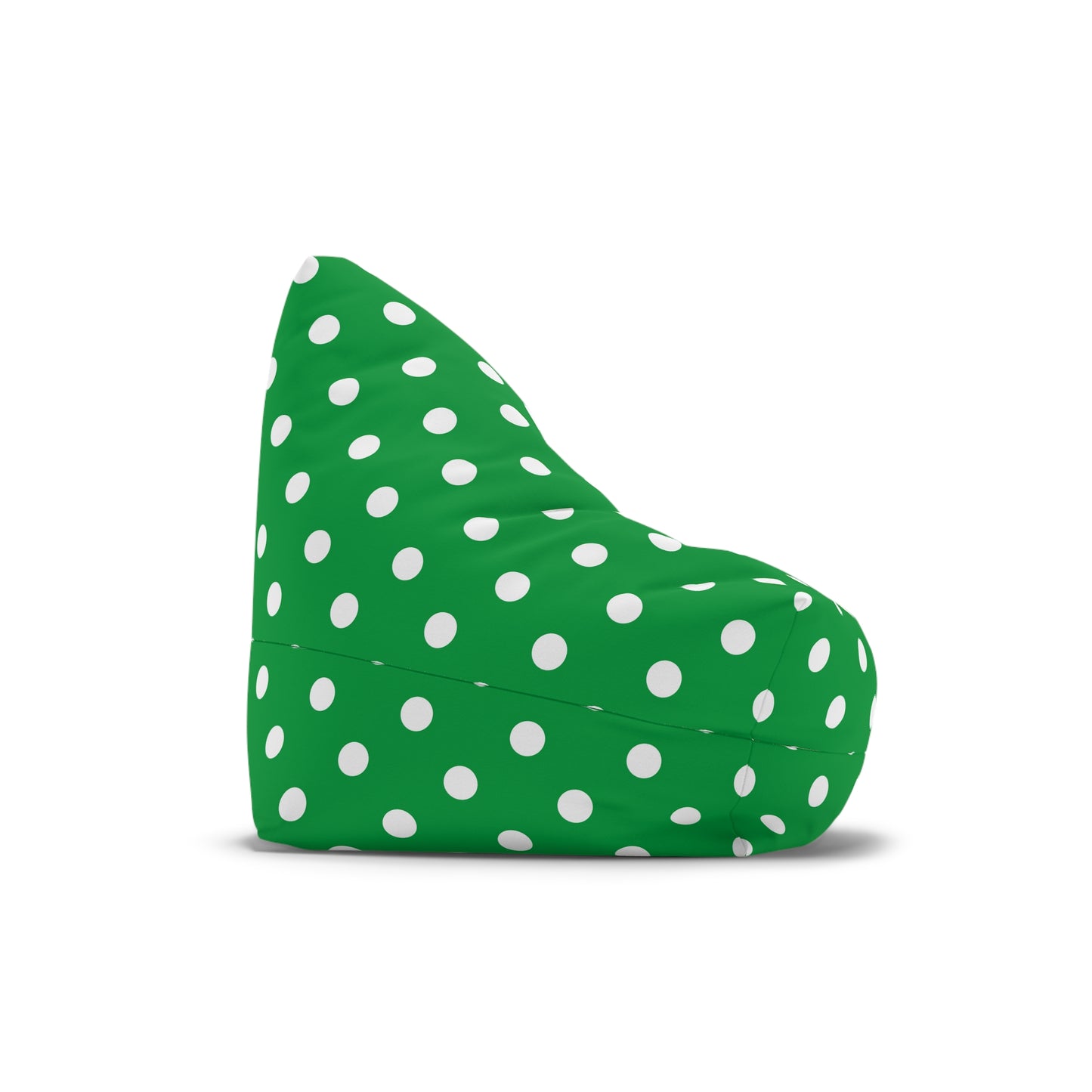 Green Polka Dot Bean Bag Chair Cover Fun Whimsy Aesthetic Home Decor Funky Groovy Teens Dorm Adult Bedroom Gaming Room Chair Furniture Gift