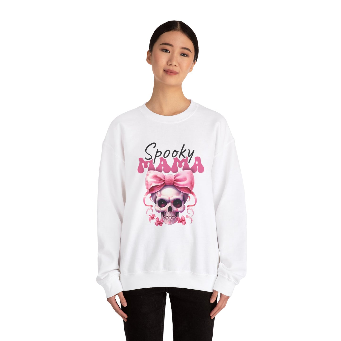 Spooky Mama Sweatshirt Halloween Sweater Retro Spooky Mom Sweat Spooky Season Halloween Apparel Halloween Mama Fall Crewneck Mom Life Gift