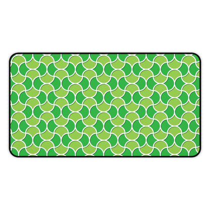 Mid Century Modern Desk Mat 1960s Groovy Green Office Desk Accessories Boho Chic Mouse Pad Funky Retro Vintage Desk Pad Unique Gift Idea