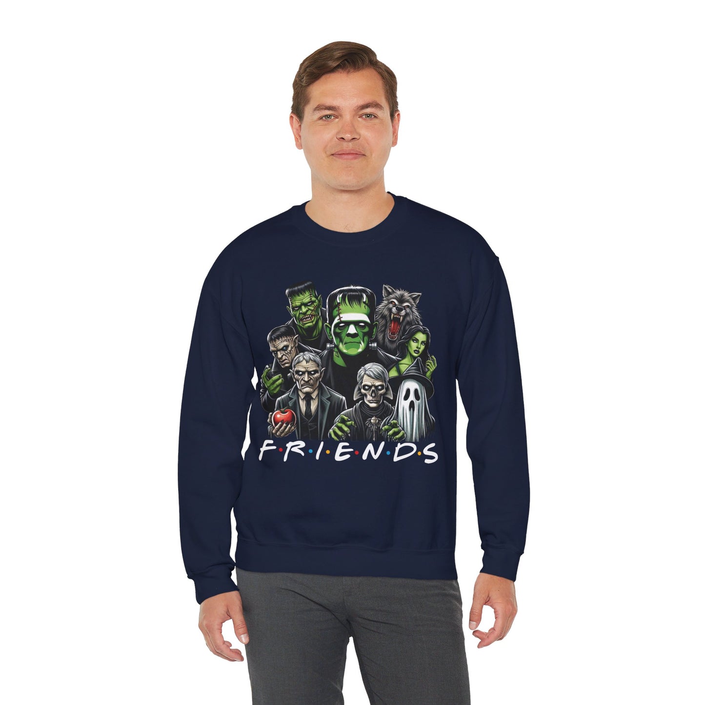 Horror Characters Friends Sweatshirt Halloween Friends Sweater Horror Movie Killers Sweatshirt Horror Movie Addicts Sweater Horror Club Gift