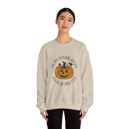 Oh My Gourd Becky Sweatshirt Funny Fall Sweater Friendsgiving Sweatshirt Cute Thanksgiving Sweater Autumn Aesthetic Apparel Fall Pun Sweater