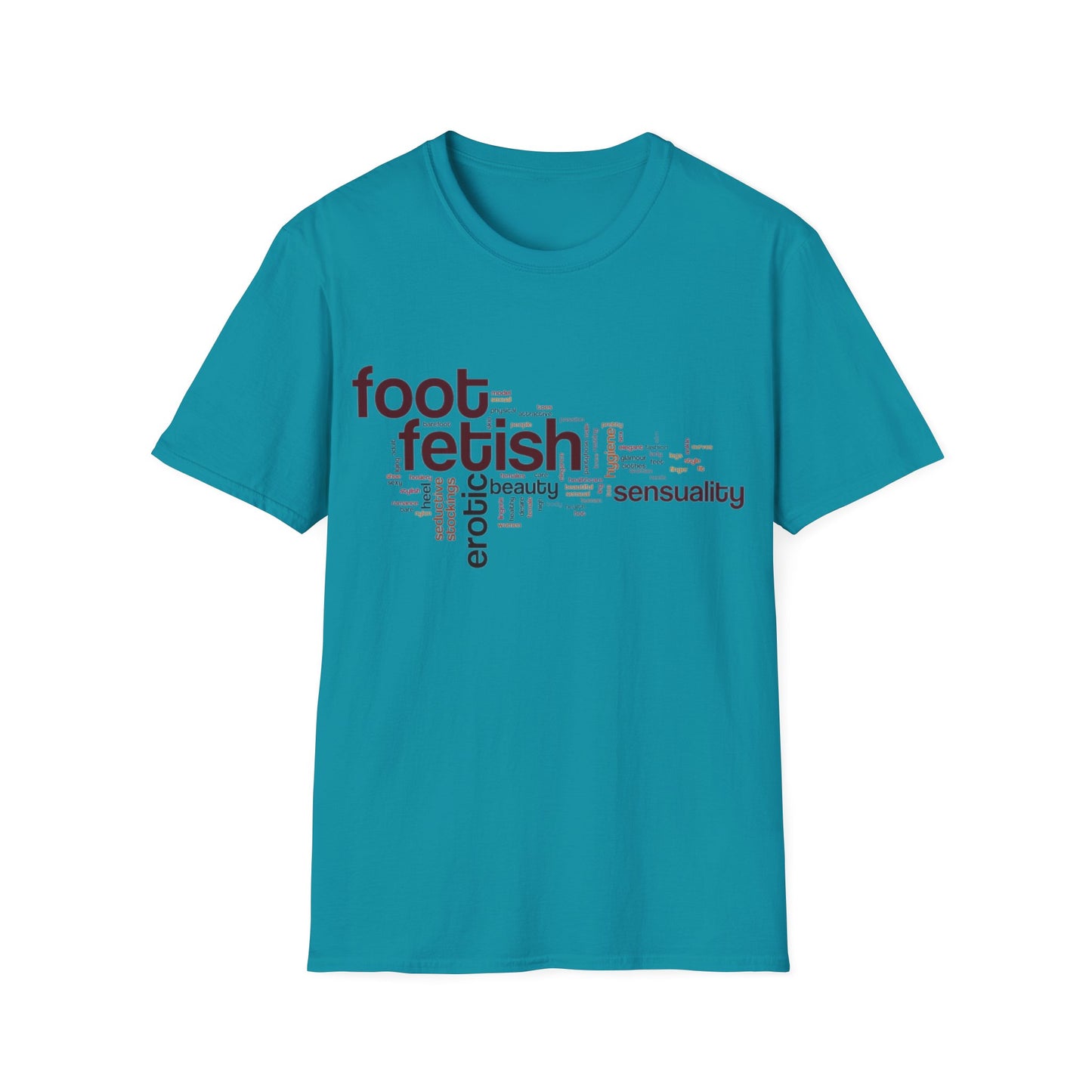 Unisex Foot Fetish Word Cloud T-Shirt, Podophilia t shirt, Erotic Foot Licker, Feet Worship Gift,Naughty Kinky Foot Lover Tee