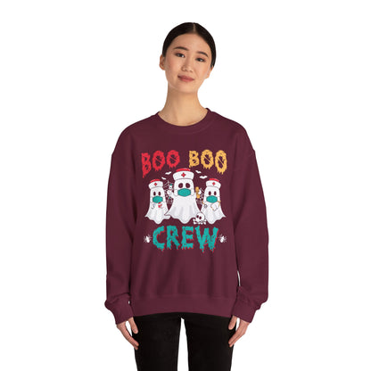 Boo Boo Crew Sweatshirt Halloween Nurse Sweater Funny Halloween Sweatshirt Boo Nurse Sweater Ghost Nurses Spooky Season Cute Nurse Gift