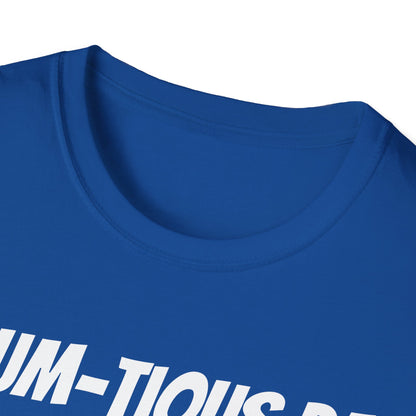 Funny Rugby Dad's Mens Softstyle T-shirt, "Scrum-tious Dad", Father's Day Gift, Humorous Unique Novelty Apparel Tee Present