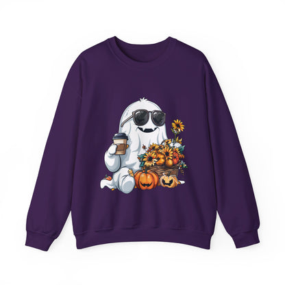 Cute Ghost Sweatshirt Fall Halloween Sweater Bougie Ghost Sweatshirt Coffee Lover Sweater Autumn Boojee Ghost Pumpkin Spooky Season Boo Jee