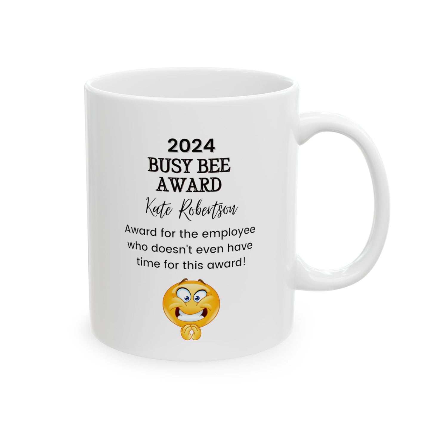 Funny Office Awards Work Party Mugs Customized Employee Mug Personalized 2024 Awards Mug Year End Company Gift Group Christmas Employee Mugs