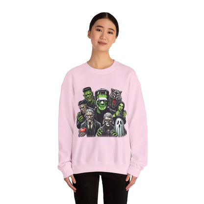 Horror Movie Characters Sweatshirt Halloween Character Sweater Horror Movie Addict Sweatshirt Horror Movie Killers Sweater Horror Club Gift