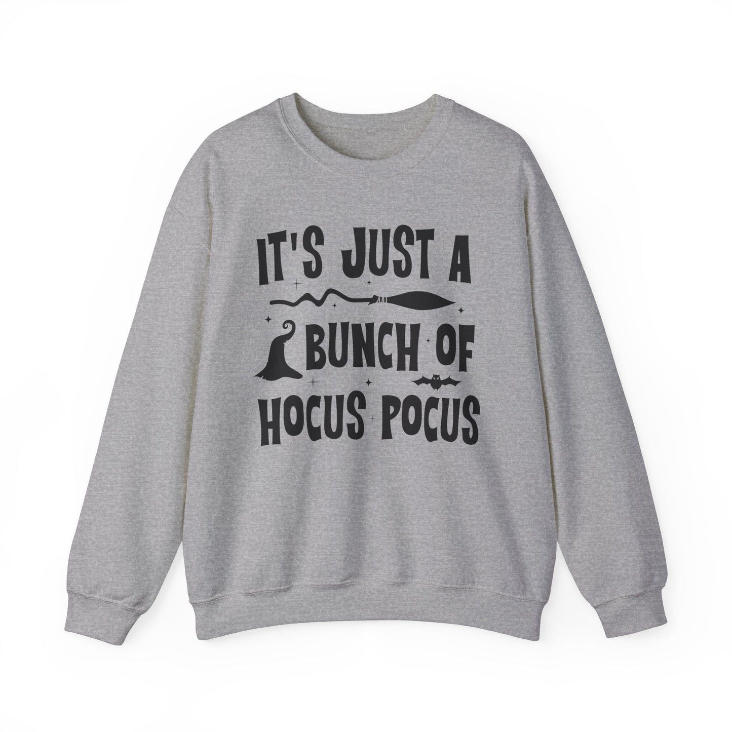 It's Just a Bunch of Hocus Pocus Sweatshirt Halloween Party Sweater Hocus Pocus Sanderson Sisters Sweatshirt Halloween Witches Party Outfit