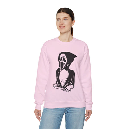 Ghostface Girl Sweatshirt Funny Mean Girls Halloween Sweater Horror Movie Sweatshirt Scream Halloween Outfit Ghostface Valentine Girl Gift