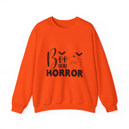 Boo You Horror Sweatshirt Funny Halloween Sweater Spooky Season Sweatshirt Horror Movie Halloween Outfit Funny Ghost Pullover Crewneck Sweat