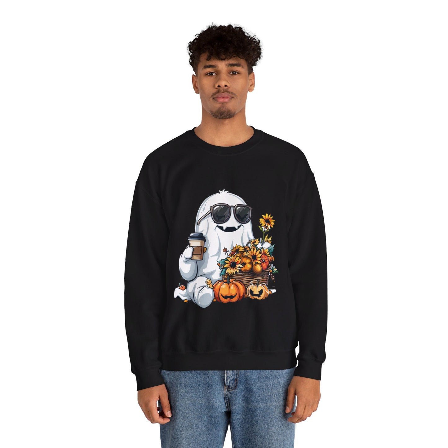 Cute Ghost Sweatshirt Fall Halloween Sweater Bougie Ghost Sweatshirt Coffee Lover Sweater Autumn Boojee Ghost Pumpkin Spooky Season Boo Jee