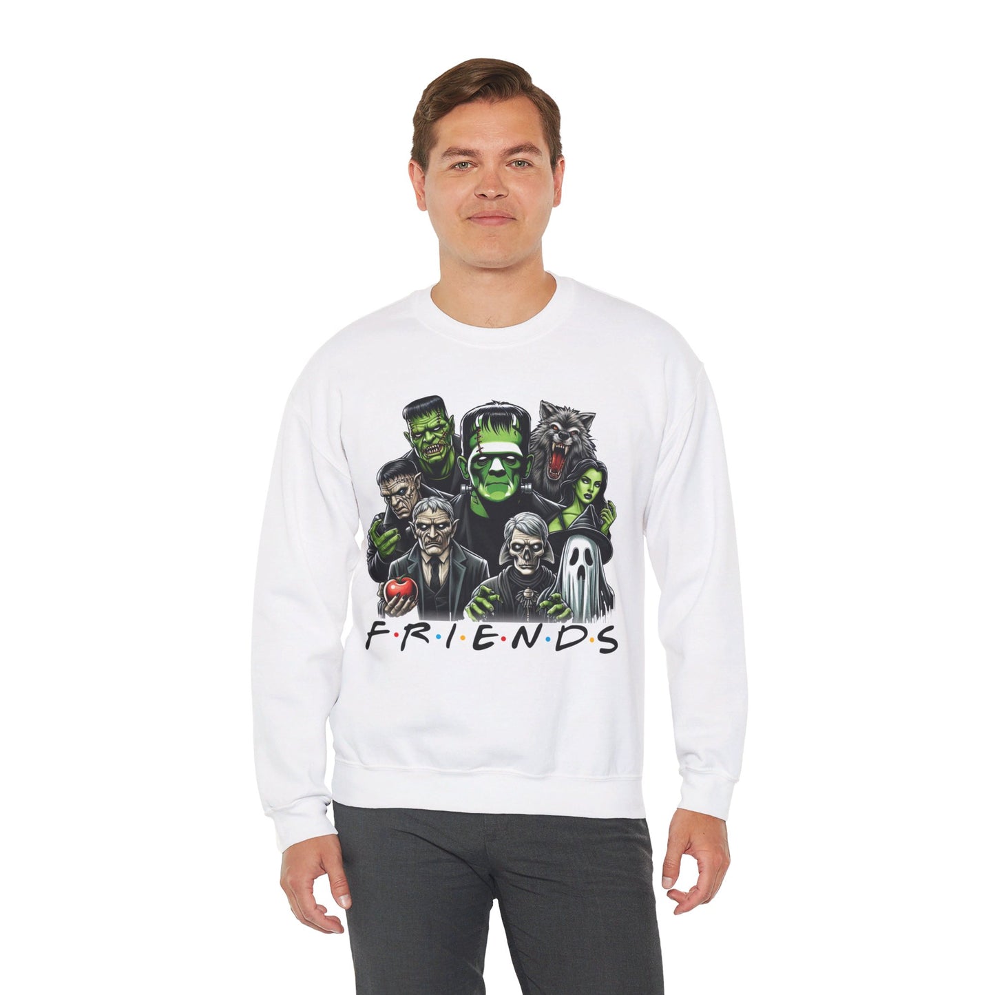 Horror Characters Friends Sweatshirt Halloween Friends Sweater Horror Movie Addicts Sweatshirt Horror Movie Killers Sweater Horror Club Gift