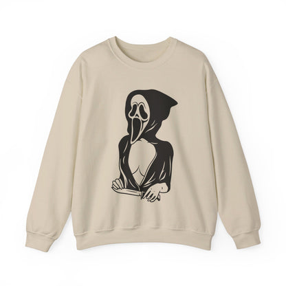 Ghostface Girl Sweatshirt Funny Mean Girls Halloween Sweater Horror Movie Sweatshirt Scream Halloween Outfit Ghostface Valentine Girl Gift