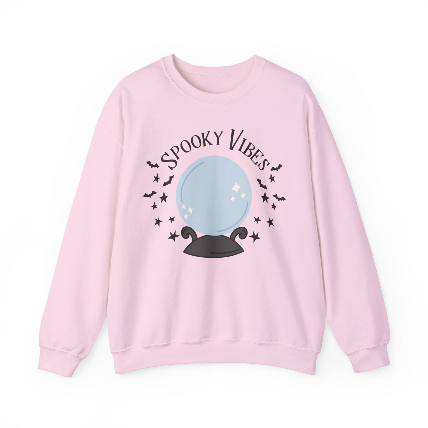 Spooky Vibes Sweatshirt Witches Sweater Crystal Ball Halloween Sweatshirt Witch Vibes Hocus Pocus Sweat Spooky Season Apparel Fall Autumn