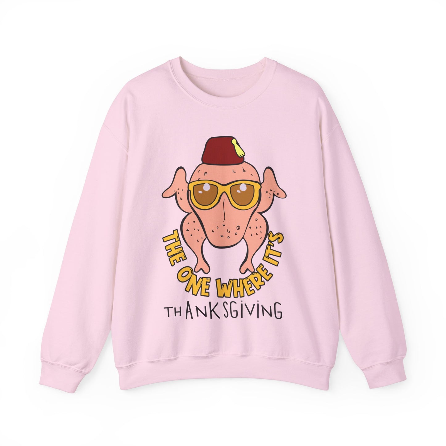 The One Where It's Thanksgiving Sweatshirt Friends Turkey Thanksgiving Sweater Friends Turkey Sweat Funny Thanksgiving Friendsgiving Gift