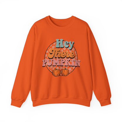 Hey There Pumpkin Sweatshirt Fall Sweater Pumpkin Crewneck Retro Halloween Sweatshirt Cute Fall Apparel Pumpkin Season Sweater Autumn Outfit