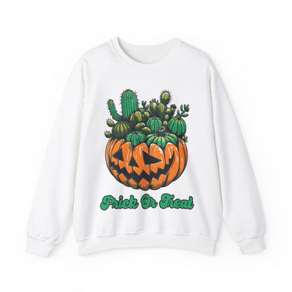 Prick or Treat Sweatshirt Halloween Cactus Succulent Sweater Funny Halloween Unisex Gardener Gift Pullover Sweat Halloween Plant Lover Gift