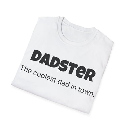 Funny Dad's Mens Softstyle T-shirt, "Dadster", Father's Day Gift, Tee for Him, Adult Humorous Unique Novelty Apparel Present