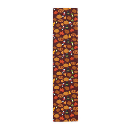 Happy Thanksgiving Table Runner Traditional Turkey Dinner Fall Kitchen Thankful Dining Table Festive Decor Dinner Party Centrepiece New Home