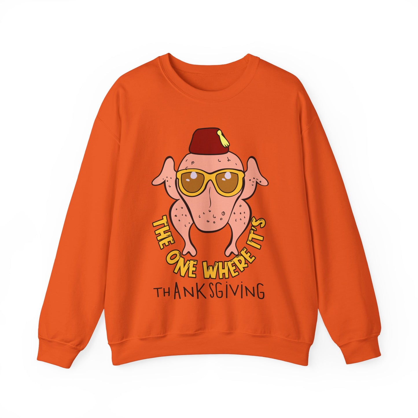 The One Where It's Thanksgiving Sweatshirt Friends Turkey Thanksgiving Sweater Friends Turkey Sweat Funny Thanksgiving Friendsgiving Gift