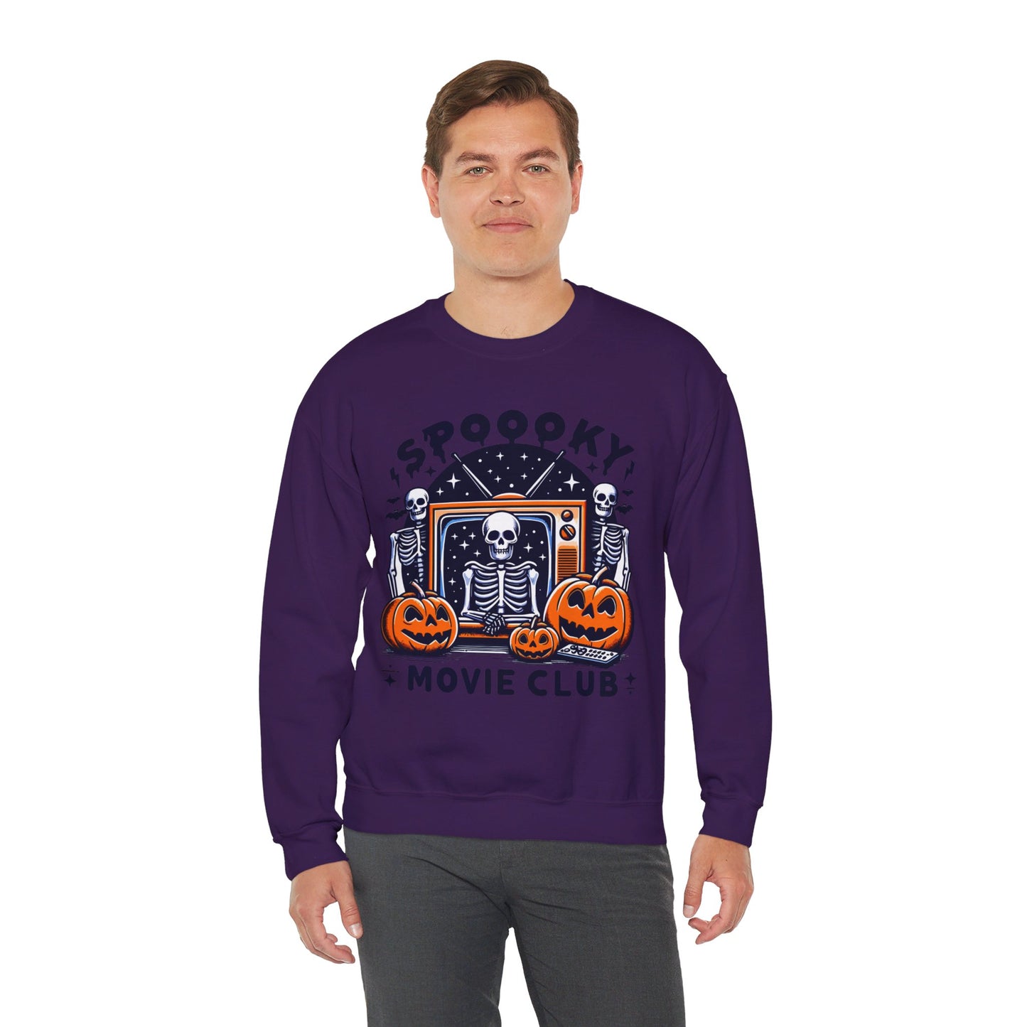 Spooky Movie Club Sweatshirt Spooky Season Sweater Horror Movie Addict Sweatshirt Halloween Sweater Horror Movie Fan Club Gift Scary Movie