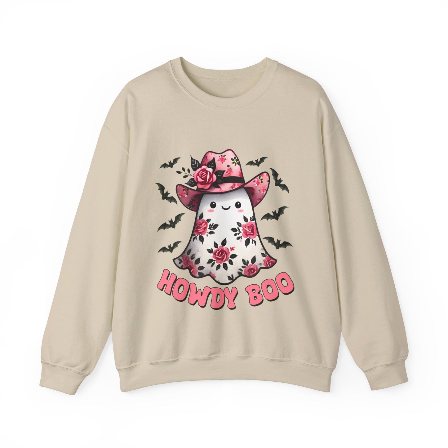 Howdy Boo Ghost Sweatshirt Western Halloween Sweater Pink Boojee Cowgirl Sweatshirt Cute Ghost Cowgirl Pullover Funny Cowgirl Boujee Gift