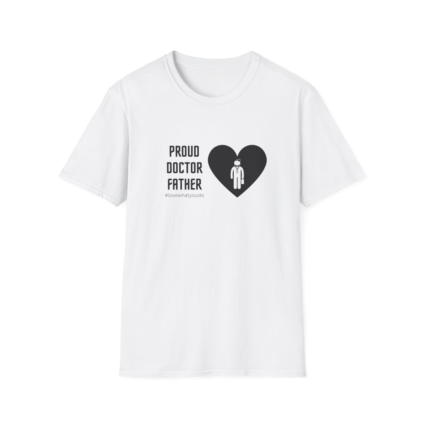 Dad's Profession T-shirt, "Proud Doctor Father",Father's Day Gift,Unique Men's Apparel,Novelty Love Appreciation Occupation