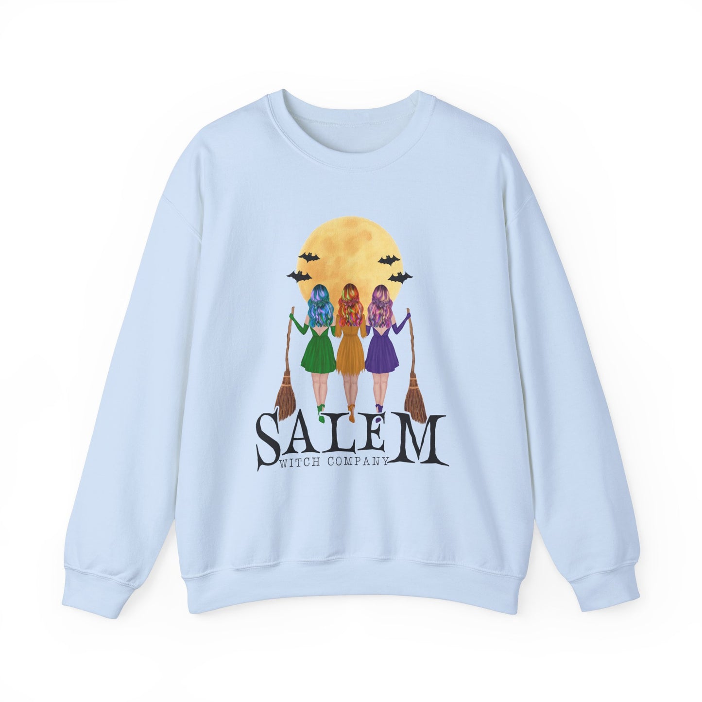 Salem Witch Company Sweatshirt Salem Sweater Vintage Witch Sweatshirt Witchy Sweat Halloween Sweatshirt Retro Salem Massachusetts Halloween