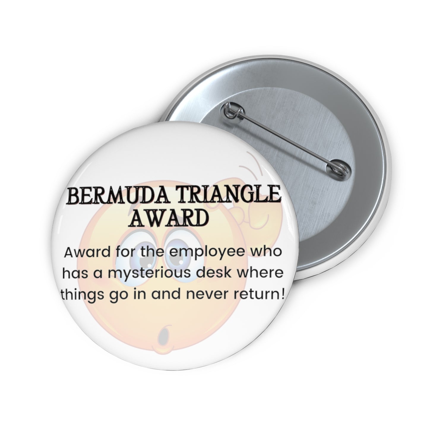 Funny Office Award Pin Button Bermuda Triangle Award Pin Work Party Funny Coworkers Gift Funny Year End Office Pins Office Badges Employee