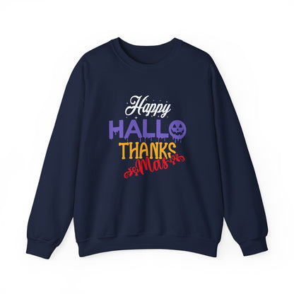 Happy Hallothanksmas Sweatshirt Halloween Sweater Holiday Season Sweatshirt Thanksgiving Apparel Christmas Outfit Autumn Fall Sweatshirt