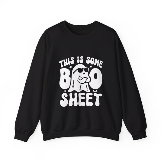 Spooky Halloween Sweatshirt This is Some Boo Sheet Sweater Funny Halloween Ghost Sweatshirt Funny Boo Sheet Sweater Spooky Season Sweatshirt