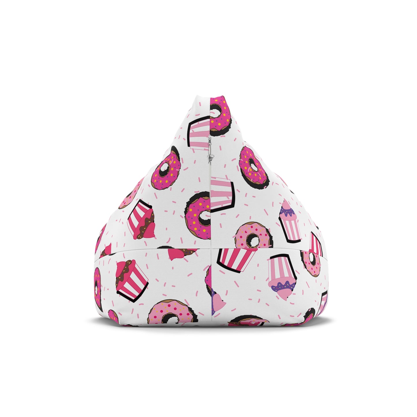 Cupcakes Donuts Bean Bag Chair Cover Playroom Pink Beanbag Living Room Home Aesthetic Decor Teens Dorm Bedroom Girls Games Room Chair Gift