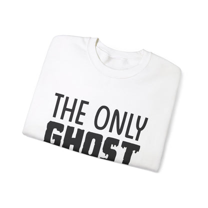 The Only Ghost I Know Is The Holy Ghost Sweatshirt Funny Christian Sweatshirt Funny Halloween Sweater Halloween Gift Cute Halloween Apparel