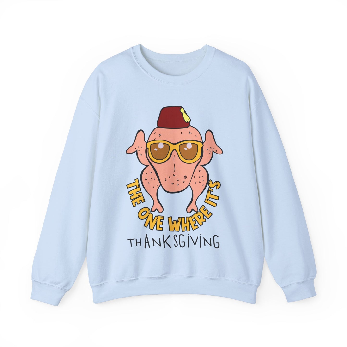 The One Where It's Thanksgiving Sweatshirt Friends Turkey Thanksgiving Sweater Friends Turkey Sweat Funny Thanksgiving Friendsgiving Gift